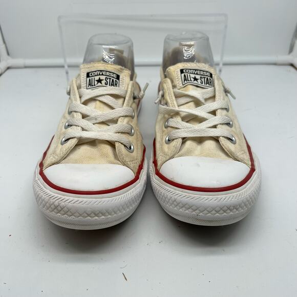 Converse Shoes Womens 10 Shoreline Chuck Low Off White Drop Heel - Picture 6 of 8